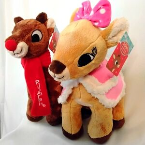 Vintage Dan Dee Rudolph Clarise 10" Stuffed  Plush